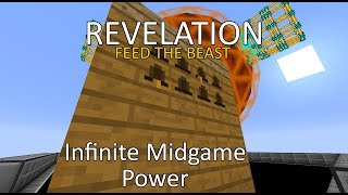 FTB Revelation  Insane MidGame Power Setup  INFINITE POWER [upl. by Wilfred]