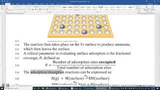 36 4 Heterogeneous Catalysis Adsorption vs Desorption [upl. by Ediva]