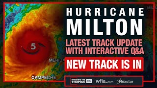 TRACKING HURRICANE MILTON Latest Track Live QampA on Florida Impacts  Tracking the Tropics [upl. by Nosyerg]