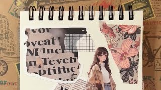 ASMR Compilation scrapbooking✨ aesthetically  no BGM asmr journaling scrapbooking vintage [upl. by Aima]