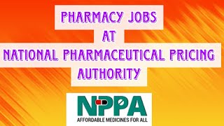 Pharma Job at National Pharmaceutical Pricing Authority  Pharma Freshers Job Pharma Government Job [upl. by Balf]