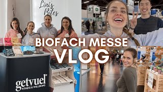 Produktneuheiten amp Behind the Scenes  Biofach Messe Vlog  Linis Bites [upl. by Elda]