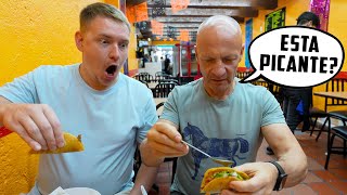 PAPÁ RUSO PROBANDO TACOS POR PRIMERA VEZ en MÉXICO 🇲🇽 [upl. by Enelia]