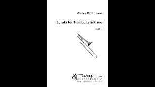 Sonata for Trombone and Piano 2024  first movement  Allegro energico [upl. by Axel]