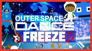 Outer Space Dance Freeze Game For Kids [upl. by Helse]