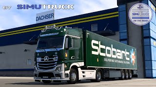 ETS2 150 I TRANSPORTES POR EUROPA I Salzburgo A  Múnich D I MERCEDES ACTROS 517 cv [upl. by Reham]