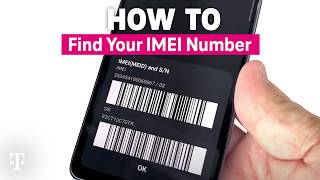 How To Find Your IMEI Number  TMobile [upl. by Gladis]