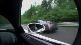 Nissan GTR vs Bugatti Veyron HD [upl. by Noruq246]