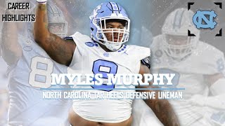 Myles Murphy  𝟠  North Carolina Tar Heels DL [upl. by Marlin933]