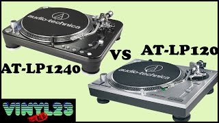 LP1240 VS LP120 Turntable Audio Technica USB Comparison [upl. by Leamsi]