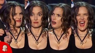 Winona Ryders Facial Expressions  SAG Awards 2017  Stranger Things [upl. by Enifesoj]