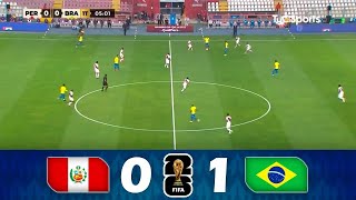 PERU vs BRASIL 01 • Eliminatorias Mundial USA 2026 • Partido Completo  Streaming [upl. by Del]