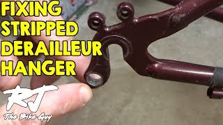 How to easily fix a bent derailleur hanger from an aluminium frame [upl. by Aneis17]