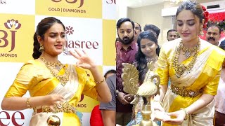 Actress Nidhi Agarwal At CBJ Golden Diamonds Opening Chanda Nagar  Nidhi Agarwal Dance  Tollywood [upl. by Berta]