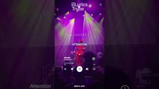 Tiwa Savage  Attention Lyrics lyricstrybe afrobeats [upl. by Eerbua]