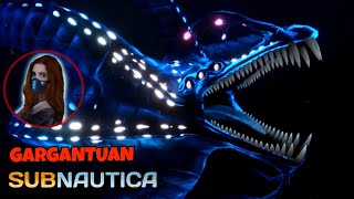 GARGANTUAN LEVIATHAN MOD Subnautica en español GARGANTUAN ESTARÁ EN SUBNAUTICA 3 lavelociblue [upl. by Ateerys]