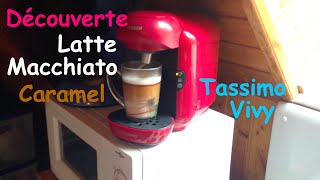 Tassimo présentation Latte Macchiato caramel [upl. by Anbul489]