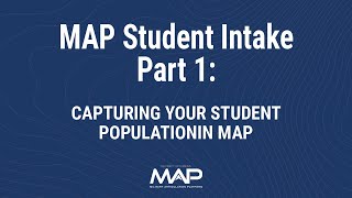 Military Articulation Platform Student Intake Part 1 Capturing your student population in MAP [upl. by Llennahs]