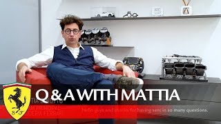 Scuderia Ferrari QampA with Mattia Binotto [upl. by Nnairb]