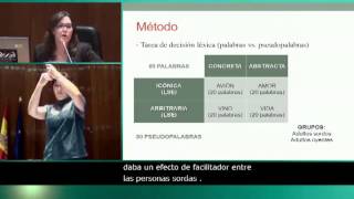 6 Efecto de la iconicidad en lectores sordos [upl. by Miko]