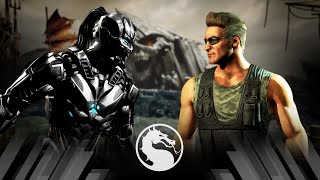 Mortal Kombat X  Smoke Vs Johnny Cage Very Hard [upl. by Yarw126]