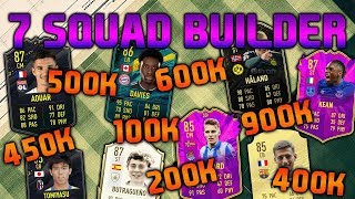 FIFA 20 SQUAD BUILDER HYBRID 100K 200K 400K 450K 500K 600K 900K SQUAD BUILDER FUT CHAMPIONS TEAMS [upl. by Nalyk]