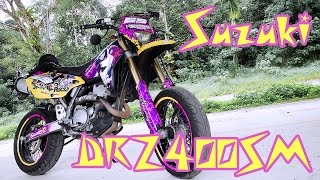 2006 Suzuki DRZ 400 SM RP Motorcycle Reviews [upl. by Assilac]