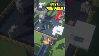 121 Best And Smallest Iron Farm in Minecraft 🤯 [upl. by Esorylime]