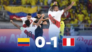 Eliminatorias  Colombia 01 Perú  Fecha 15 [upl. by Gnilsia]