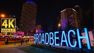 Broadbeach Gold Coast Australia  4k Walk Tour 🏖️ [upl. by Lacie612]