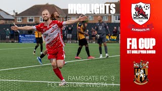 Ramsgate FC vs Folkestone Invicta [upl. by Armilla]