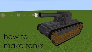 how to make working tanks in minecraft with create mod [upl. by Erde]