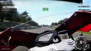 RIDE 4  Career Mode  Race at Cadwell Park  MV Agusta F3 675  Helmet Cam [upl. by Wilkens749]