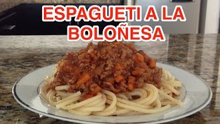 🤤 ESPAGUETI A LA BOLOÑESA 🤤 [upl. by Yzzik]