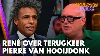 René zag terugkeer Van Hooijdonk bij Studio Voetbal Kom op man  VANDAAG INSIDE [upl. by Kirshbaum594]