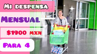 DESPENSA MENSUAL CON PRECIOS 🛒 VAMOS AL SUPERMERCADO 😱 [upl. by Aiki]