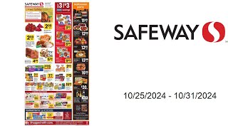 Safeway Weekly Ad US  10252024  10312024 [upl. by Adigirb]