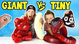 GIANT GUMMY vs TINY GUMMY [upl. by Trudey]