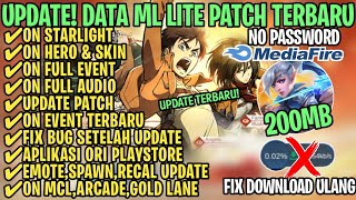 Data ML Lite Full Event 200MB Terbaru Patch 2024  ML Lite  Cara Mengatasi Lag amp Patah Patah [upl. by Faubert497]