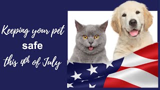 Dont Let Fireworks Frighten Your Furry Friends  Tips for Keeping Your Pet Safe on the 4th of July [upl. by Neeleuqcaj6]