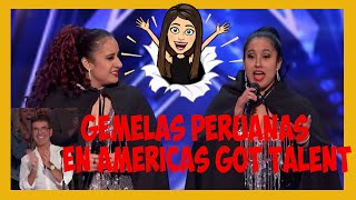 Gemelas de Perú SALVAN EL PROGRAMA en Americas Got Talent [upl. by Neersin]