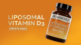 Dr Mercola® Liposomal Vitamin D3 5000 IU Per Capsule [upl. by Aleakim]