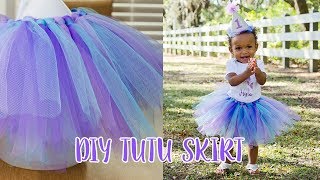 HOW TO MAKE AN EASY TUTU SKIRT  Simply Dovie [upl. by Giselle465]