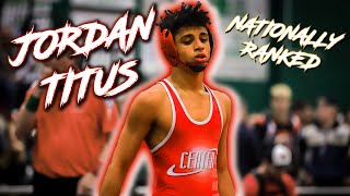 SLICKEST HS Wrestler In The Country Jordan Titus Highlight [upl. by Meekah]