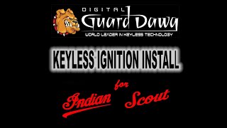 Ultimate Keyless Convenience Installing the Digital Guard Dawg KIM on an Indian Scout [upl. by Lirbaj]