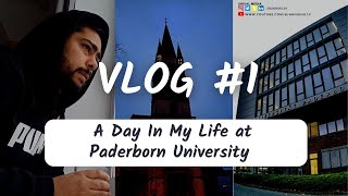 Day in life of student at Paderborn University  Vlog1 [upl. by Ecerahc]