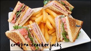 How to Make Club Sandwiches  Club Sandwich Recipe [upl. by Adaha]