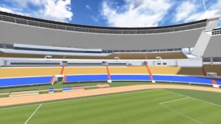 Proyecto arquitectónico de remodelación del Estadio Olímpico Atahualpa [upl. by Kilby]