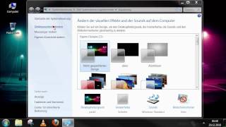Windows 7  Papierkorb und andere Systemsymbole ausblenden und verändern [upl. by Llenil]