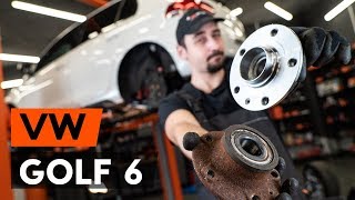 Volkswagen Jetta Rear Wheel Bearing Replacement 20112018 VW Mk6 Jetta GLI GTI Golf [upl. by Coheman]